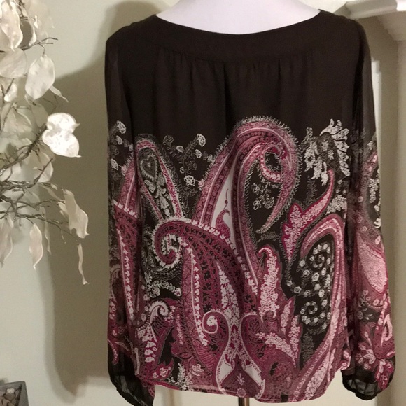 ANN TAYLOR SILK BLOUSE - Picture 7 of 7